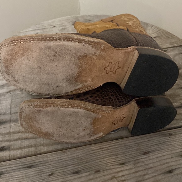 Youth Old West boots Size 7 D Style # BSY1830 - Picture 6 of 7